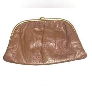 🤩TRUE VINTAGE 1970’s Brown/Tan Clutch Bag🤩